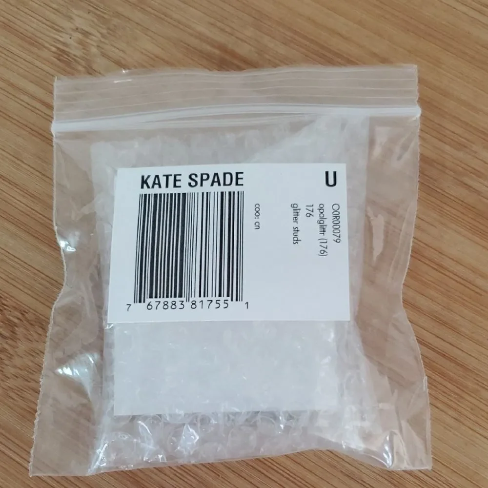 Kate Spade Rise and Shine Opal Glitter Stud Earrings NWT
